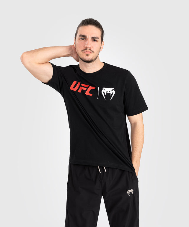 T-shirt Venum UFC Classic – Preto/Vermelho
