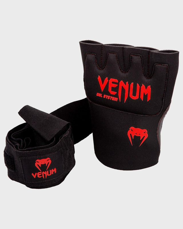 Guantes interiores Venum Kontact Gel – Negro/Rojo