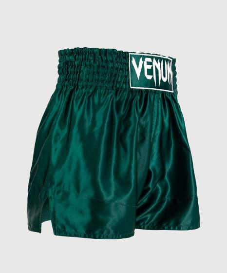 Calções de kickboxing Venum Classic – Verde floresta