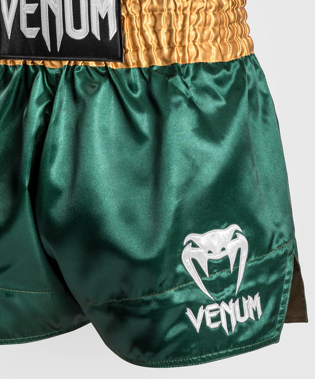 Venum Kickboks Broekje Classic 2.0 - Groen/Goud/Wit
