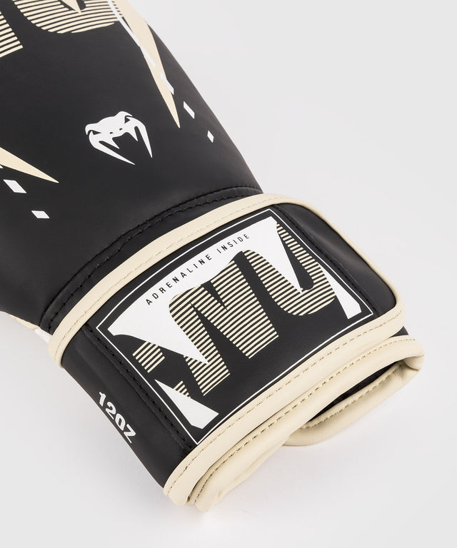 Gants de boxe Venum Adrenaline – Noir/Ivoire