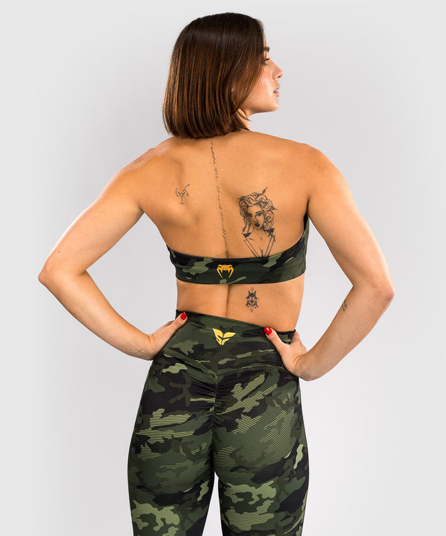 Brassière de sport Venum x Sophia Rose – Camouflage forêt