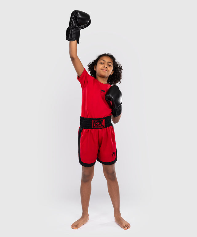 Calções de boxe Venum Classic – Criança – Vermelho