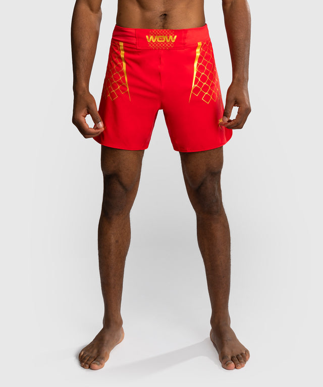 Spodenki MMA Venum x WOW FC – Ognisty Czerwony