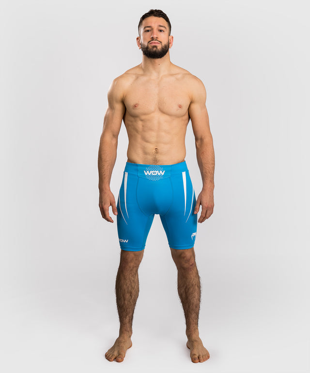 Calções de Vale Tudo Venum x WOW FC – Azul Pacífico
