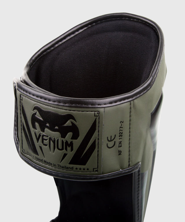 Venum Scheenbeschermers Kickboks Elite - Groen/Zwart