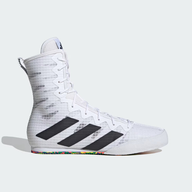 Buty bokserskie Adidas Box Hog 4 – Białe/Czarne