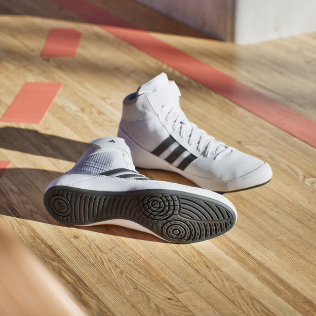 Botas de lucha Adidas Havoc – Blanco/Negro
