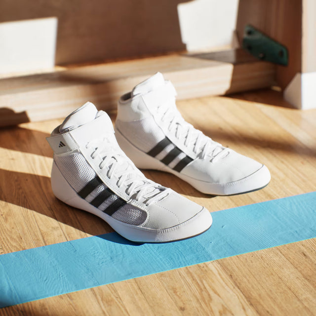 Botas de lucha Adidas Havoc – Blanco/Negro