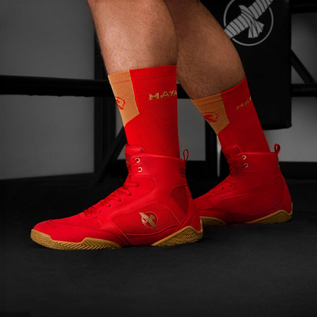 Scarpe da boxe Hayabusa Pro – Rosso