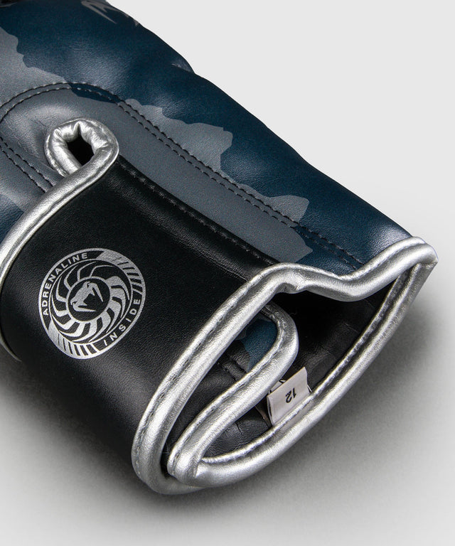 Venum Luvas de boxe Elite Camo – Azul-marinho-escuro/Azul