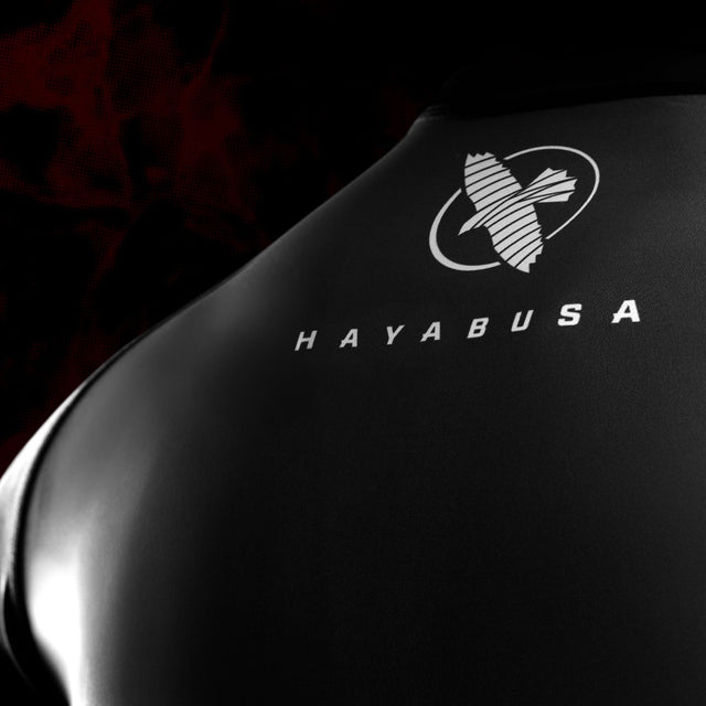Rashguard Hayabusa x UFC BJJ Manches Courtes – Noir/Rouge