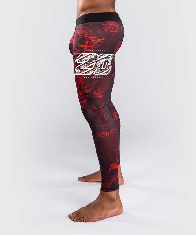 Mallas de compresión Venum 20th Anniversary – Negro/Rojo