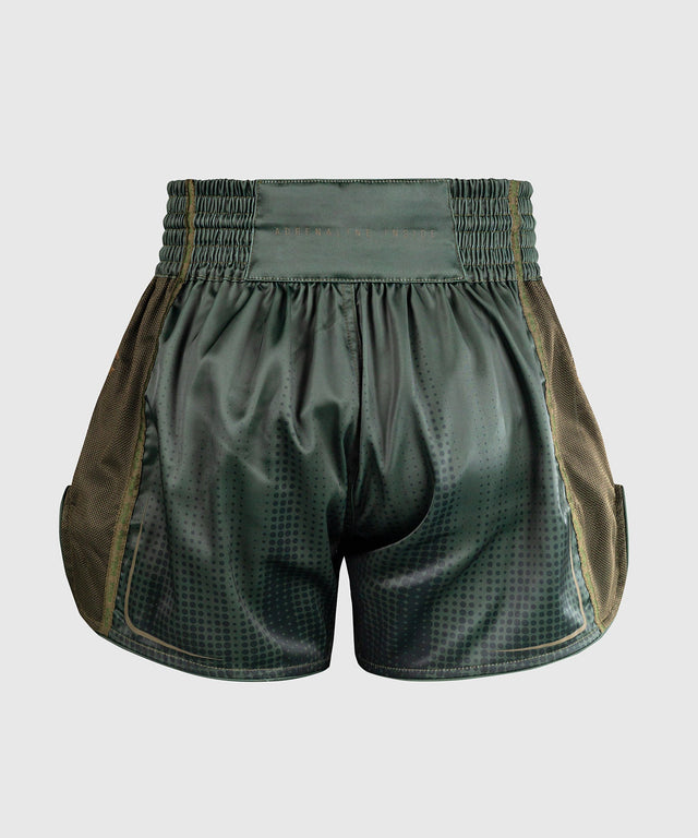Pantalones de Muay Thai Venum Stealth – Caqui/Verde oscuro