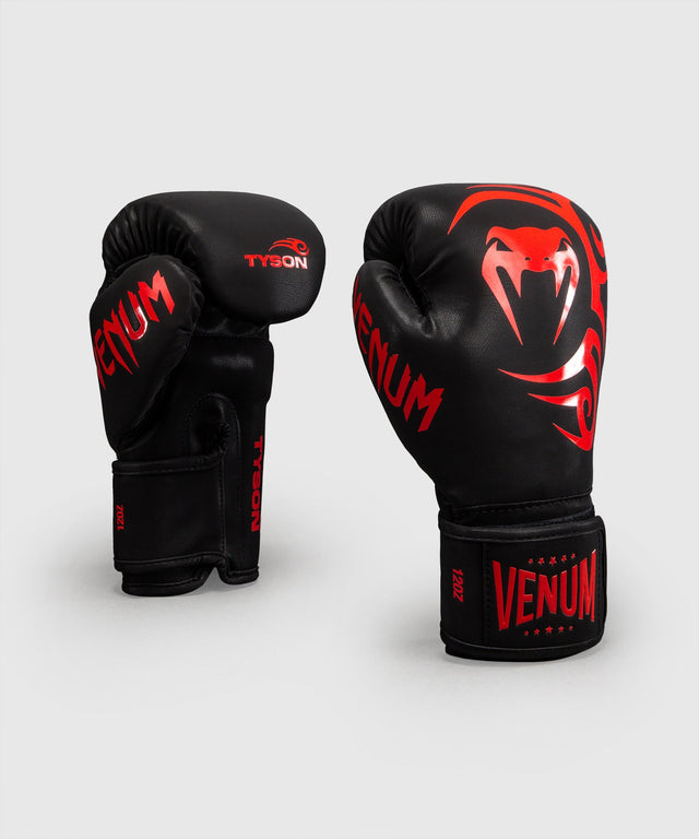 Mănuși de box Venum x Mike Tyson Replica – Negru/Roșu