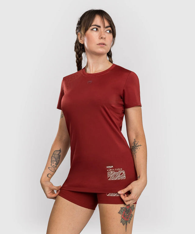 Tricou Venum Dry Tech Serpenti pentru femei – Burgundy