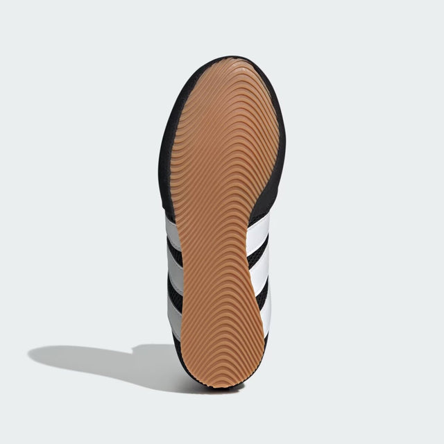 Botas de boxeo Adidas Box Hog Classic niños - Negro/Blanco