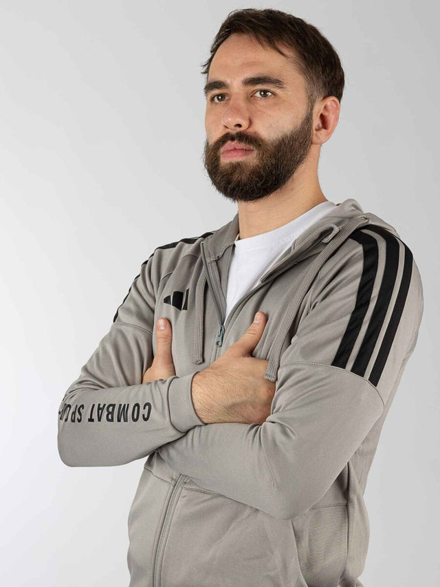 Adidas Community Sports Training Jacket – Grey/Black
