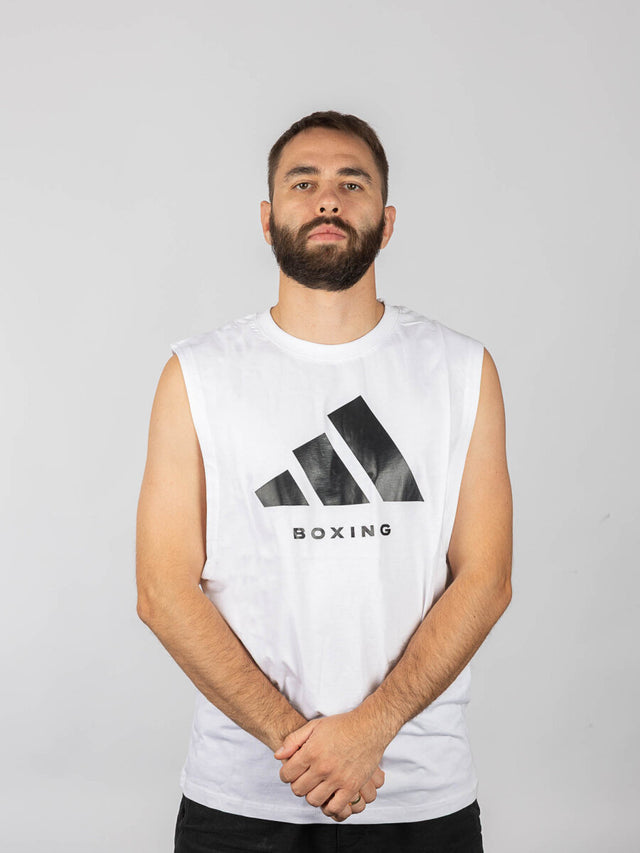 Adidas Tank Top Community Boxing – Bílé