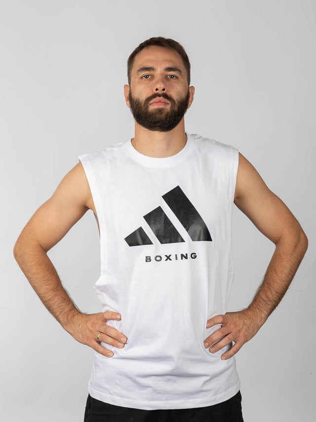 Adidas Tank Top Community Boxing – Bílé