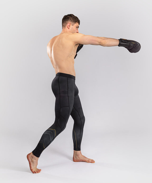 Venum Streamline Compression Shorts – Black/Gold