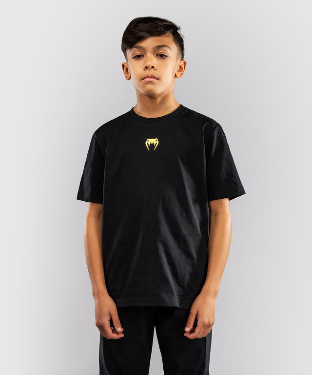 Venum T-shirt Essential Criança – Preto/Ouro