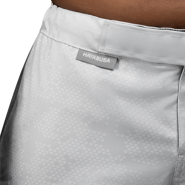 Hayabusa MMA-shorts Hex Mid-Thigh – Hvid
