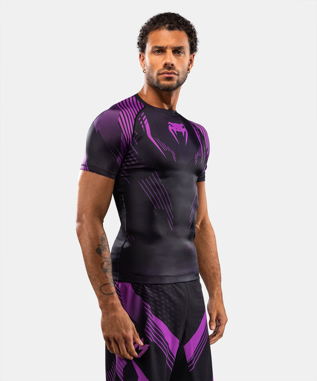 Rashguard Venum No-Gi 6.0 Maniche Corte – Nero/Viola