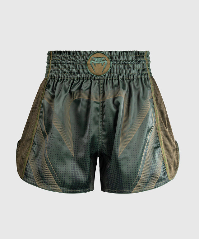 Pantalones de Muay Thai Venum Stealth – Caqui/Verde oscuro