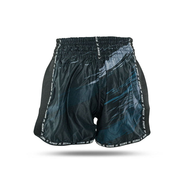 King Pro Boxing Kickboxing shorts Storm – Sort/Grå