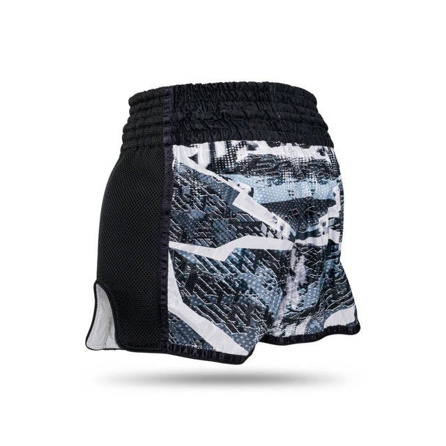 Calções de kickboxing Booster Alien – Preto/Cinzento