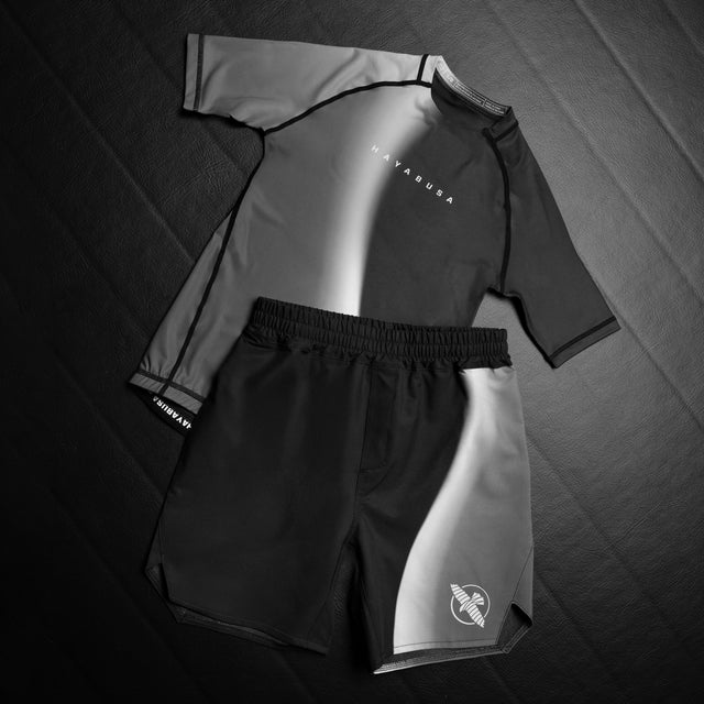 Hayabusa Rashguard Apex Nova Kurzarm Kinder – Schwarz