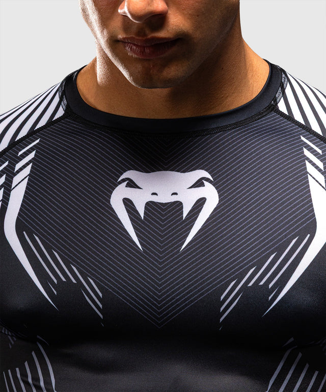 Venum Rashguard No-Gi 6.0 Long Sleeves – Black/White