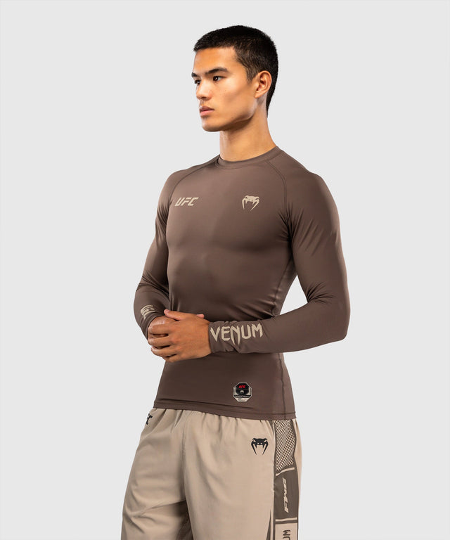 Venum UFC Rashguard Unity Dlouhé rukávy - Hnědý