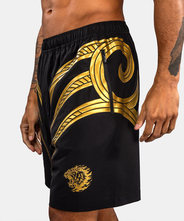 Pantaloncini da allenamento Venum x Mike Tyson Tiger – Nero/Oro