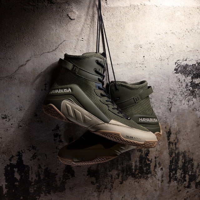 Botas de boxeo Hayabusa Talon – Caqui Verde/Beige