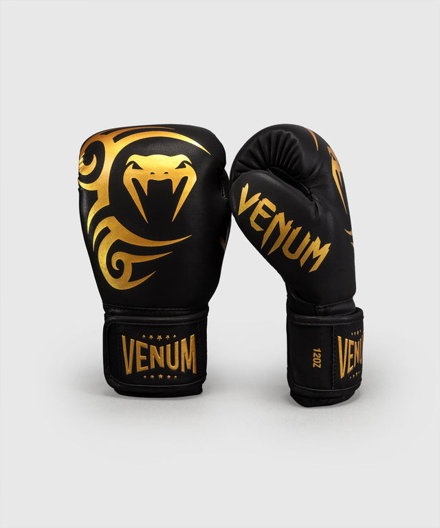 Mănuși de box Venum x Mike Tyson Replica – Negru/Auriu