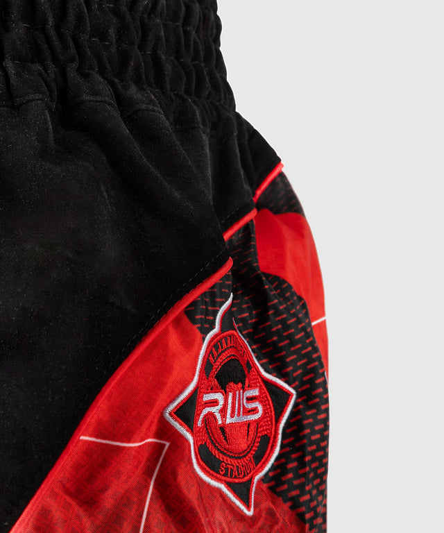 Venum x RWS 2.0 Muay Thai Shorts - Black/Red