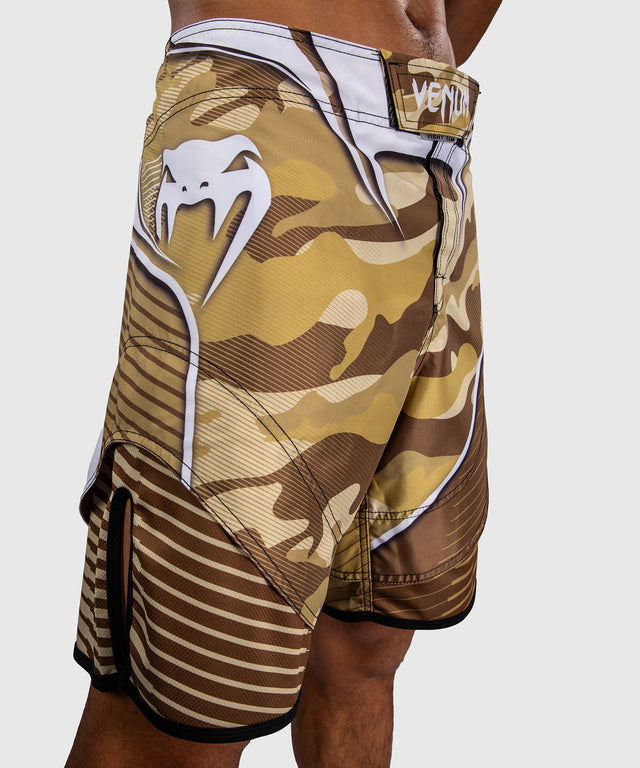 MMA trenky Venum Camo Hero – Světle béžová/Hnědá