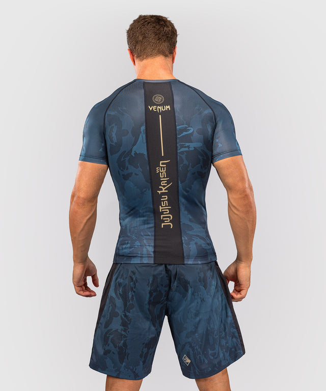 Venum Rashguard Fushiguro Maniche Corte - Blu