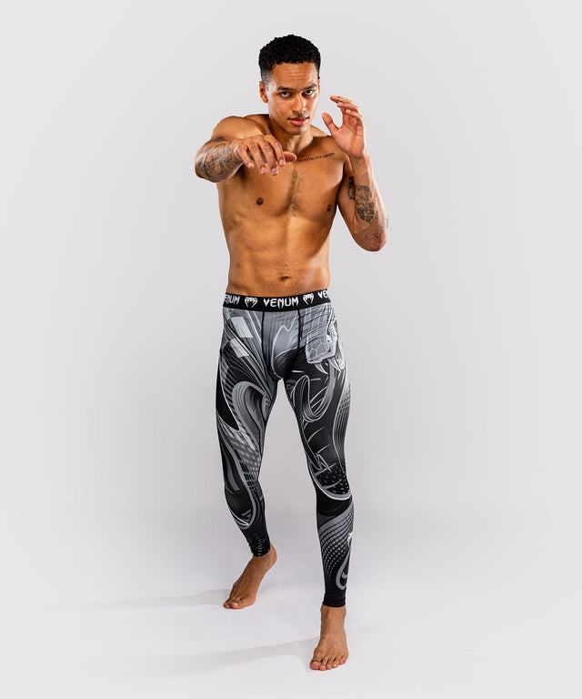 Venum Kompressions-Shorts Crimson Viper 2.0 – Schwarz/Grau