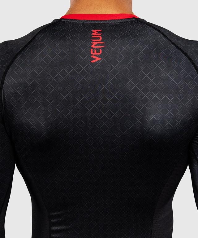 Rashguard Venum x Roger Gracie Maniche lunghe – Nero/Rosso