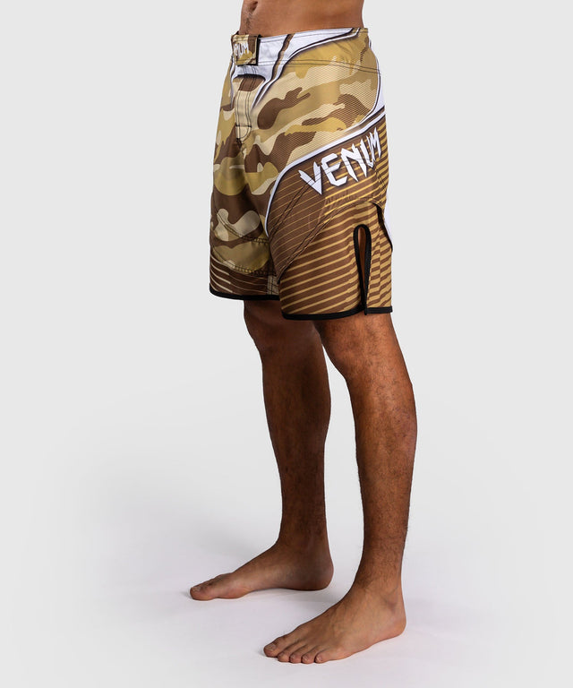 MMA trenky Venum Camo Hero – Světle béžová/Hnědá