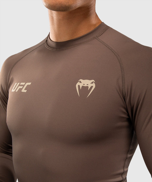Venum UFC Rashguard Unity Dlouhé rukávy - Hnědý