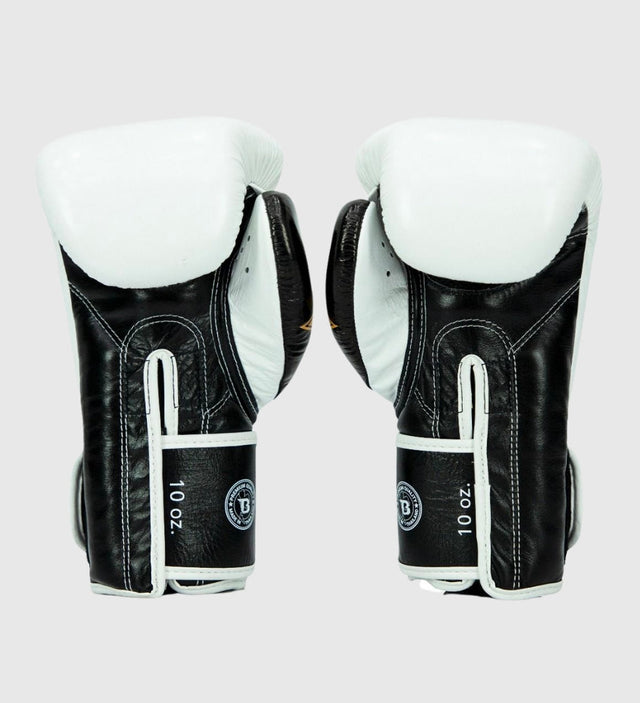 Guantoni da boxe Fairtex FXB V2 – Bianco/Nero/Oro