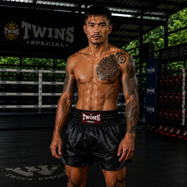 Twins Muay Thai shorts TTE - Sort