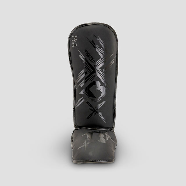 Protège-tibias Booster Alpha Enfant – Noir