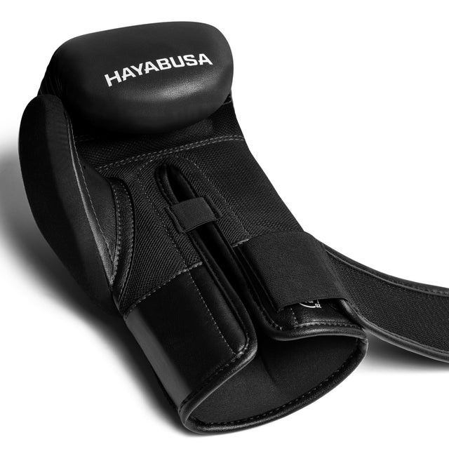 Boxerské rukavice Hayabusa E1 – Černé/Šedé