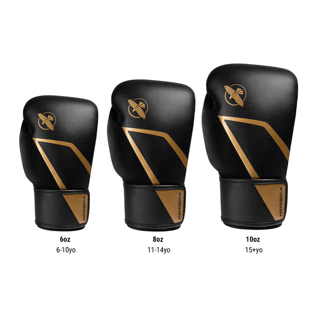 Hayabusa Boksehandsker E1 Børn – Sort/Guld