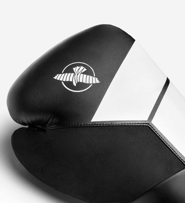 Boxerské rukavice Hayabusa S4 – Černé/Bílé